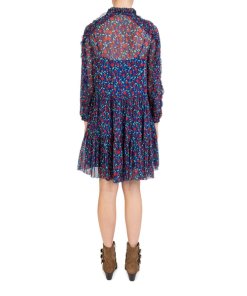 The Kooples Rosa Rosa Printed Chiffon Mini Dress