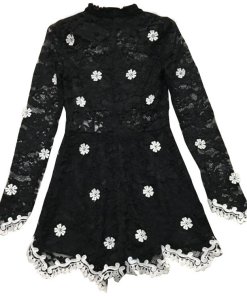 Alexis Floral Lace Embroidery Romper