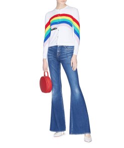 Alice + Olivia Ruthy Be a Rainbow Cardigan