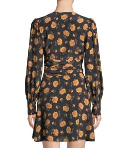 Veronica Beard Marion Floral Silk Crepe Mini Dress