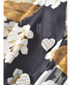 The Kooples Hydrangea Print V-Neck Mini Dress