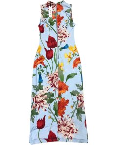 Alice + Olivia Delora Floral Sleeveless Bodycon Dress
