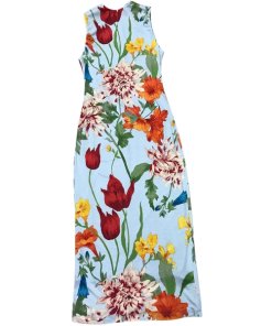 Alice + Olivia Delora Floral Sleeveless Bodycon Dress