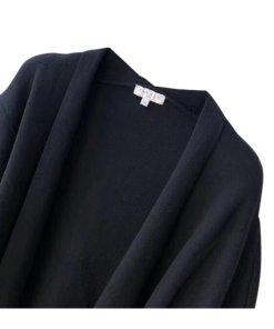 Sandro Flore Striped Poncho-Style Cardigan