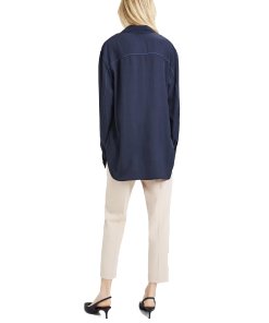 Theory Weekender Button Down Blouse