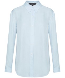 Theory Weekender Button Down Blouse