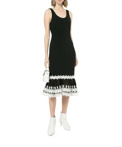 jonathan simkhai black dress Black Hand Woven Vest - Cotton main image 0