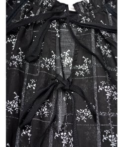 Cinq à Sept Romy Wildflower Print Double Tie Neck Blouse