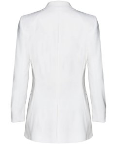 Alice + Olivia Jerri Open-Front Collarless Blazer