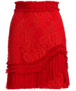 Alexis Vinna A-Line Lace Mini Skirt
