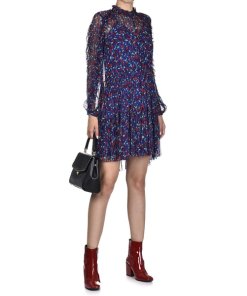 The Kooples Rosa Rosa Printed Chiffon Mini DressThe Kooples Rosa Rosa Printed Chiffon Mini Dress