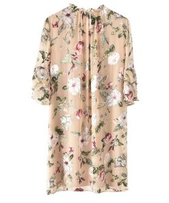 Alice + Olivia Julius Tiered Sleeve Tunic Dress