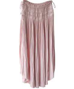 Ulla Johnson Akani Tech-Satin Midi-Skirt