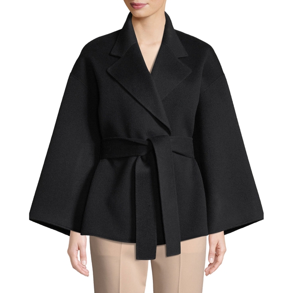 Theory Bell-Sleeve Wool & Cashmere Belted Jacket