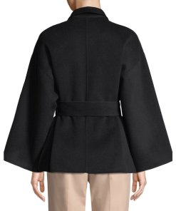 Theory Bell-Sleeve Wool & Cashmere Belted Jacket