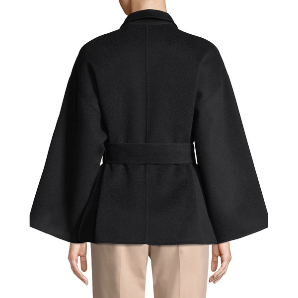 Theory Bell-Sleeve Wool & Cashmere Belted Jacket