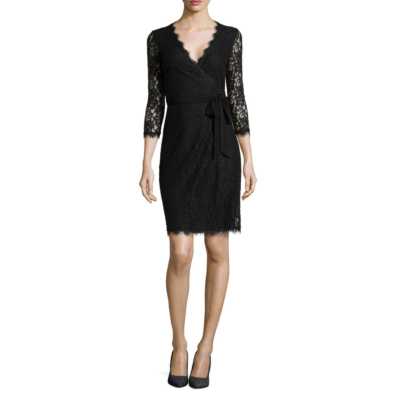 Diane von Furstenberg Julianna Lace Wrap Dress – evaChic