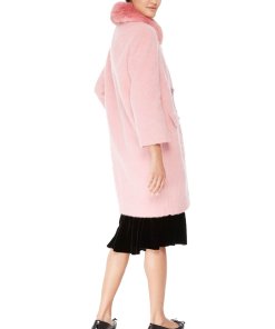 Kate Spade Faux Fur Trim Coat