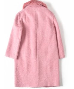 Kate Spade Faux Fur Trim Coat