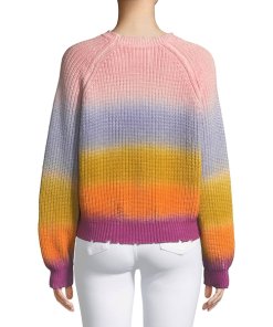 Zadig& Voltaire Kary Long-Sleeve Rainbow Gradient Sweater