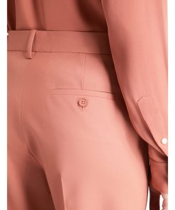 Theory Treeca 2 Cropped Stretch Wool Tapered Pants