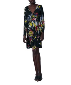 Diane von Furstenberg Camden Floral Long-Sleeve Wrap Dress