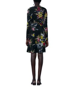 Diane von Furstenberg Camden Floral Long-Sleeve Wrap Dress