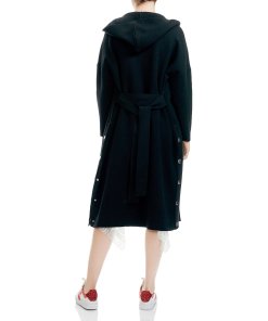 Maje Maelio Long Hooded Cardigan