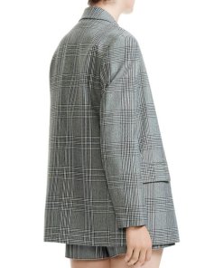 Maje Vaime Check Suit Jacket