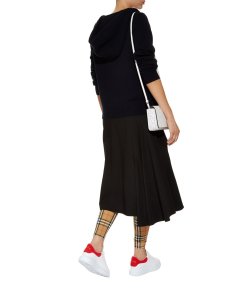 Burberry Embroidered Archive Logo Cashmere Hoodie