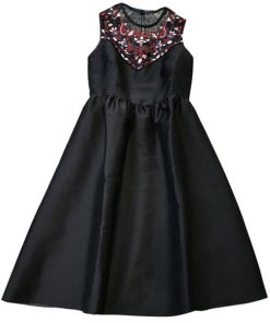 Kate Spade Mikado Embroidered Illusion Sweetheart Dress evaChic Kate Spade Mikado Embroidered Illusion Sweetheart Dress evaChic