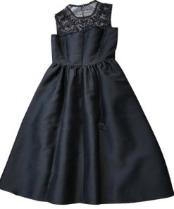 Kate Spade Mikado Embroidered Illusion Sweetheart Dress