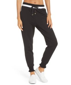 Kate Spade Ruffle Rib Jogger Pants