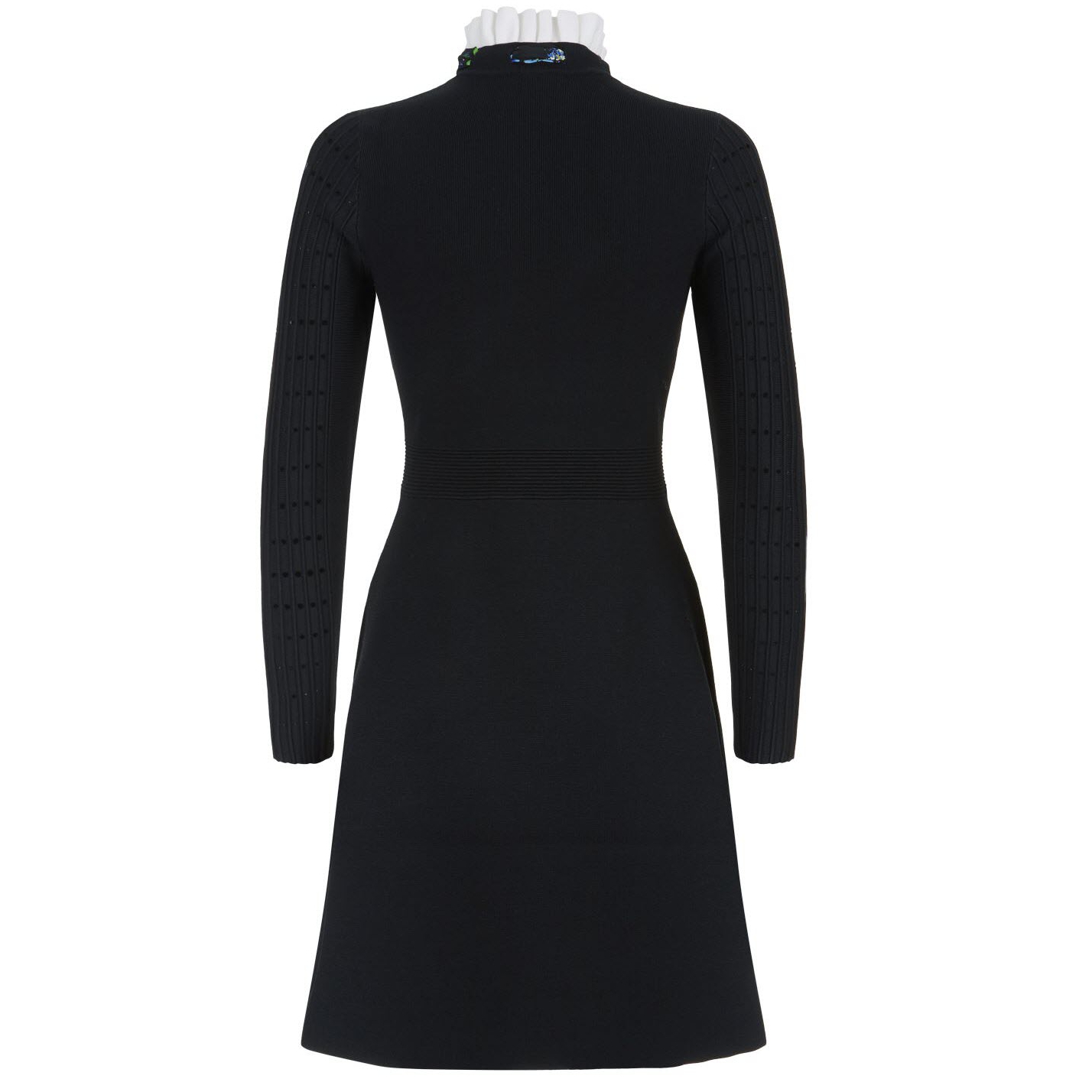 navy blue dress for baby girl Donna Karan Women's Dot-Print Tie-Neck A-Line Dress - Clay Cream main image 0