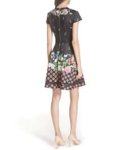 Ted Baker Daissie Florence Trim Skater Dress