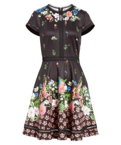 Ted Baker Daissie Florence Trim Skater Dress