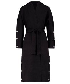 Maje Maelio Long Hooded Cardigan
