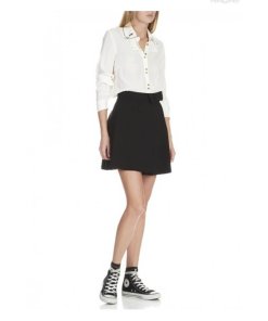 Idano Lille Embroidered Collar Blouse