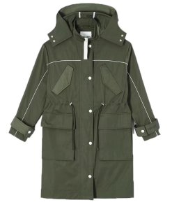 Kenzo Mid-Length Lightweight Parka Coat
