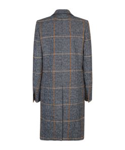 Chloé Checked Houndstooth Woven Coat
