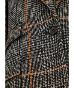 Chloé Checked Houndstooth Woven Coat