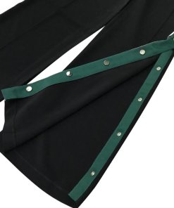 Veronica Beard Russo High-Waist Side-Snap Wide-Leg Pants
