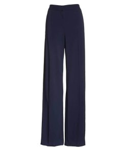 Veronica Beard Russo High-Waist Side-Snap Wide-Leg Pants