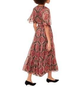 Kate Spade Medallion Metallic Midi Dress
