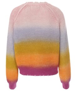 Zadig& Voltaire Kary Long-Sleeve Rainbow Gradient Sweater