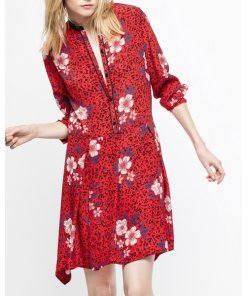 Zadig& Voltaire RutiPensee Floral Silk Dress