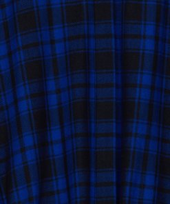 Maje Rebel Belted Check Cotton-Flannel Midi Dress
