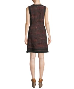 Kate Spade Multi Tweed Fringe Dress