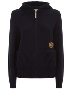 Burberry Embroidered Archive Logo Cashmere Hoodie