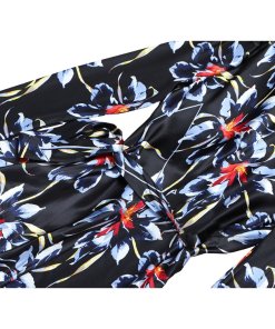 Diane von Furstenberg The DVF Tilly Lanell Floral Print Satin Dress